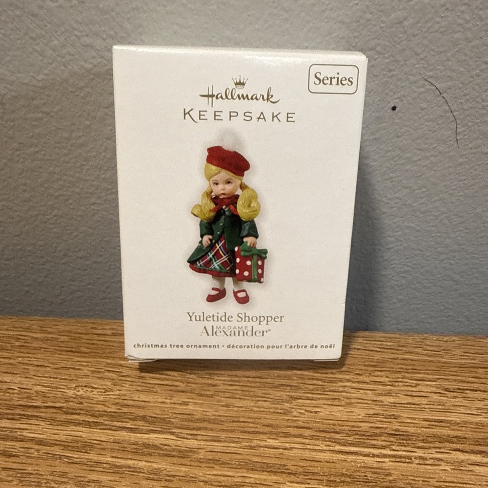 Hallmark Keepsake Christmas Ornament Yuletide Shopper 16th Madame Alexander 2011
